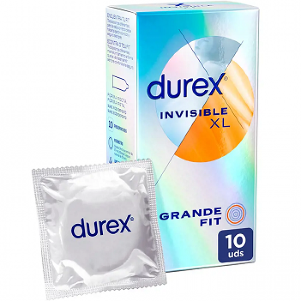 DUREX INVISIBLE XL EXTRA LARGE da 10 pz