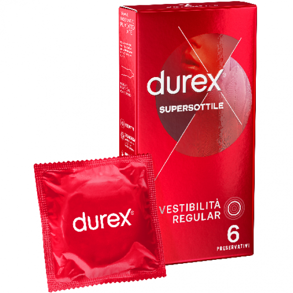 DUREX SUERSOTTILE REGULAR da 6 pz